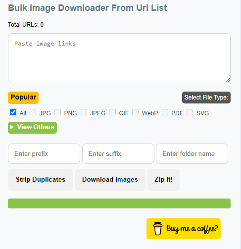 bulk link image downloader