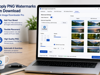Apply PNG Watermarks On Download — Bulk Image Downloader Pro