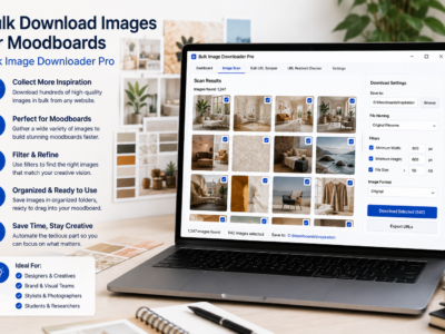 Bulk Download Images for Moodboards — Bulk Image Downloader Pro