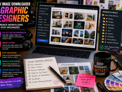 Bulk Image Downloader for Graphic Designers — Reference Workflows That Stay Organized