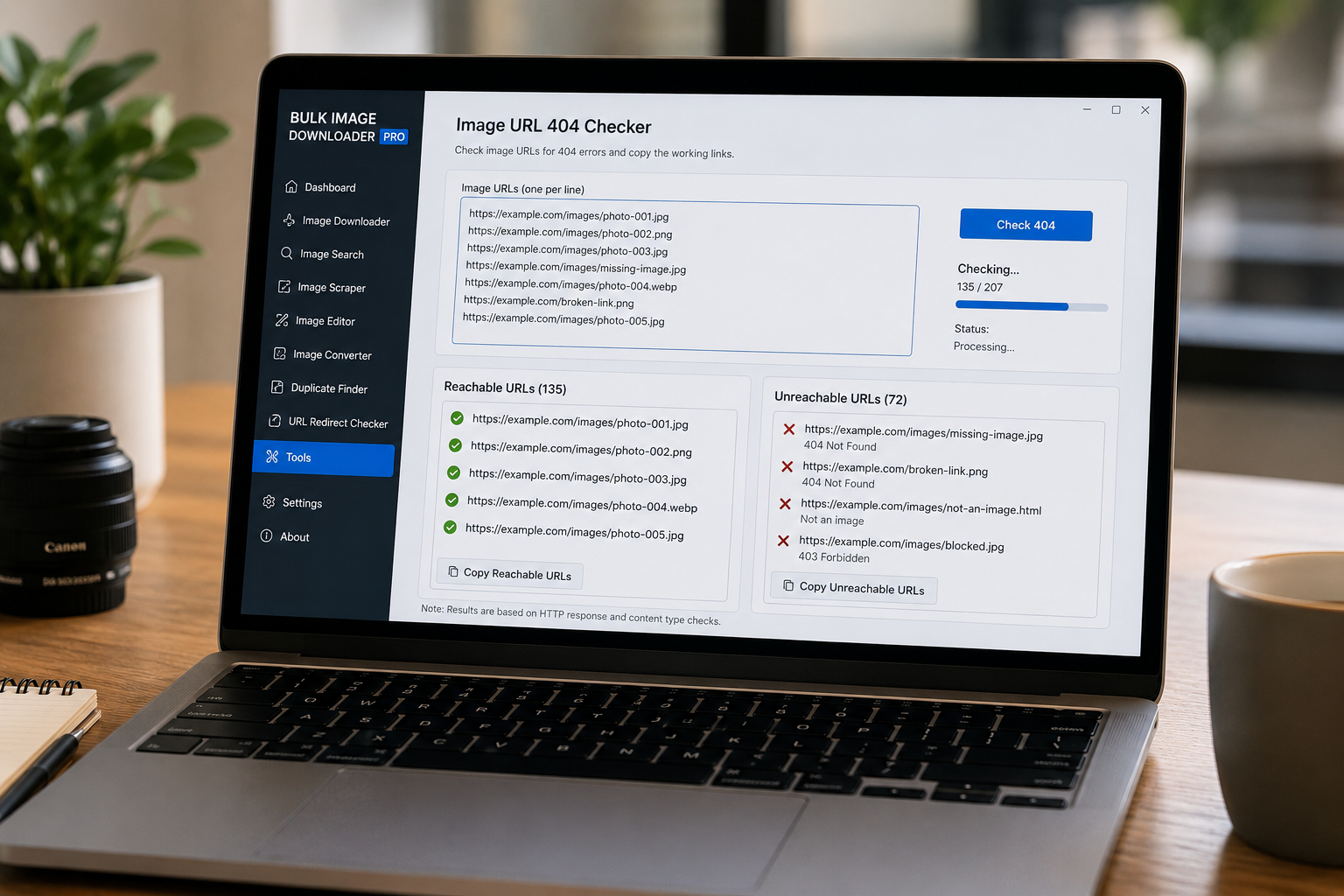 Check Broken Image Links Before Downloading — Bulk Image Downloader From URL List