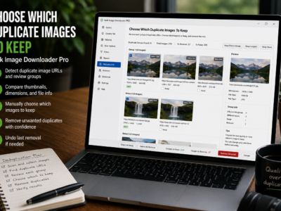 Choose Which Duplicate Images To Keep — Bulk Image Downloader Pro