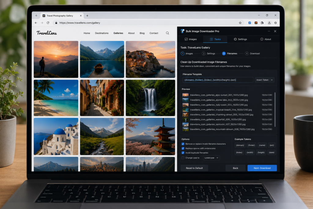 Clean Up Downloaded Image Filenames — Bulk Image Downloader Pro