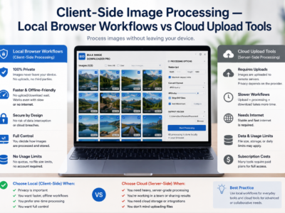 Client-Side Image Processing — Local Browser Workflows vs Cloud Upload Tools