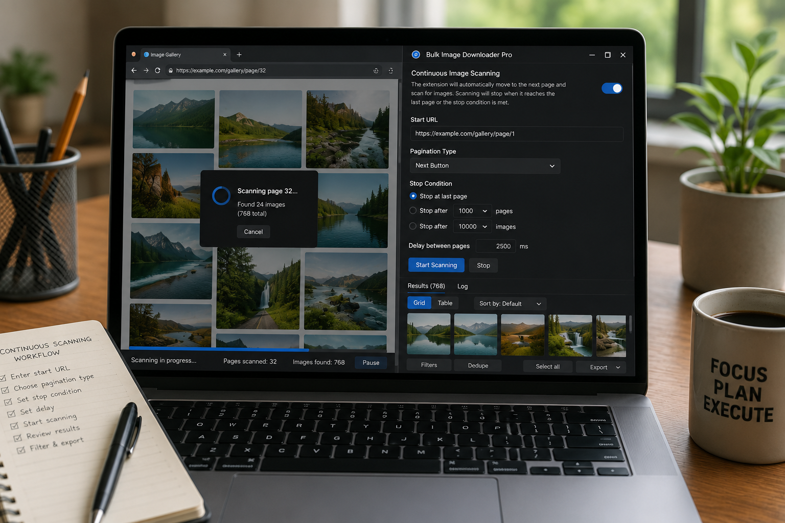 Continuous Image Scanning — Bulk Image Downloader From URL List