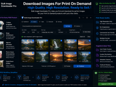 Download Images For Print On Demand — Bulk Image Downloader Pro