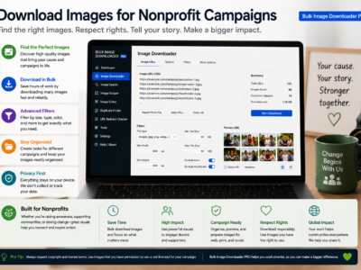 Download Images for Nonprofit Campaigns — Bulk Image Downloader Pro