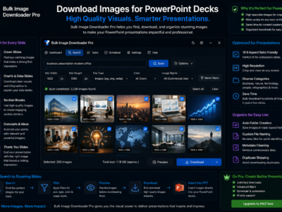 Download Images for PowerPoint Decks — Bulk Image Downloader Pro