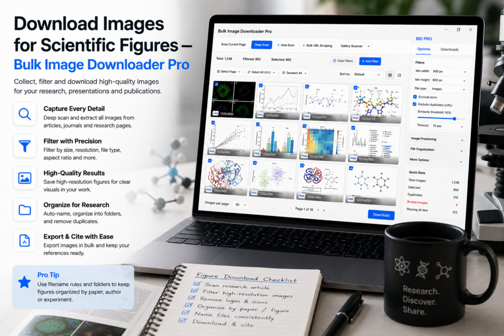 Download Images for Scientific Figures — Bulk Image Downloader Pro