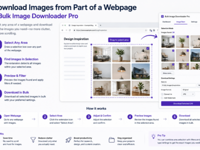 Download Images from Part of a Webpage — Bulk Image Downloader Pro