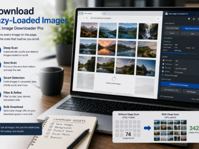 Download Lazy-Loaded Images — Bulk Image Downloader Pro