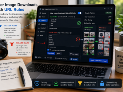Filter Image Downloads With URL Rules — Bulk Image Downloader Pro