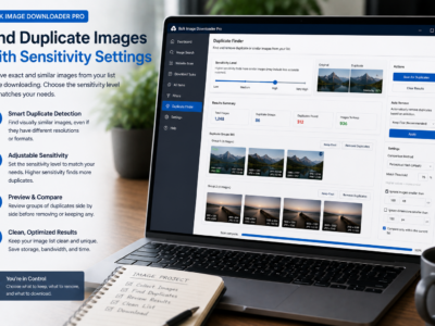 Find Duplicate Images With Sensitivity Settings — Bulk Image Downloader Pro