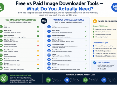 Free vs Paid Image Downloader Tools — What Do You Actually Need