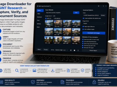 Image Downloader for OSINT Research — Capture, Verify, and Document Sources
