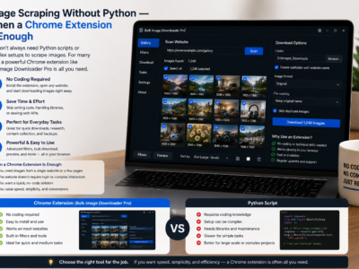 Image Scraping Without Python — When a Chrome Extension Is Enough