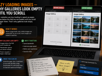 Lazy Loading Images — Why Galleries Look Empty Until You Scroll