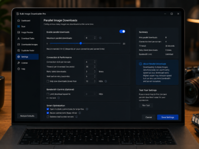 Parallel Image Downloads — Bulk Image Downloader Pro