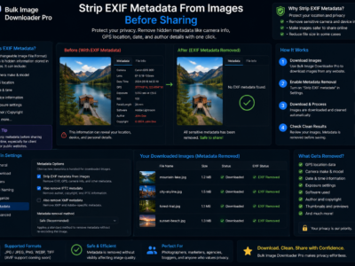 Strip EXIF Metadata From Images Before Sharing